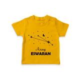 AriesStar Sign Constellation T shirt  - CHROME YELLOW - 0-5 Months Old (Chest 17")