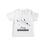 AriesStar Sign Constellation T shirt  - WHITE - 0-5 Months Old (Chest 17")