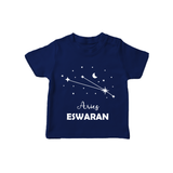 AriesStar Sign Constellation T shirt  - NAVY BLUE - 0-5 Months Old (Chest 17")