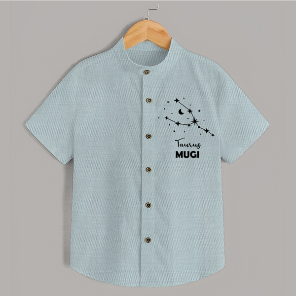 Taurus Zodiac Constellation shirt - ARCTIC BLUE - 0 - 6 Months Old (Chest 23")