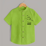 Taurus Zodiac Constellation shirt - LIME GREEN - 0 - 6 Months Old (Chest 23")
