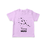 Taurus Zodiac Constellation T shirt  - LILAC - 0-5 Months Old (Chest 17")