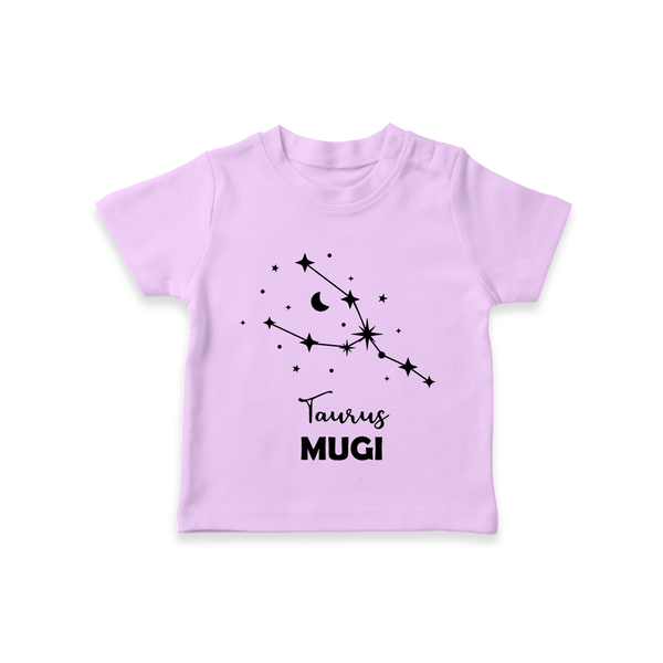 Taurus Zodiac Constellation T shirt  - LILAC - 0-5 Months Old (Chest 17")