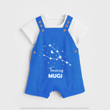Taurus Zodiac Constellation Dungaree - COBALT BLUE - 0 - 5 Months Old (Chest 18")