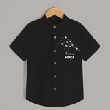 Taurus Zodiac Constellation shirt - BLACK - 0 - 6 Months Old (Chest 23")