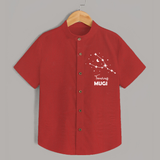 Taurus Zodiac Constellation shirt - RED - 0 - 6 Months Old (Chest 23")