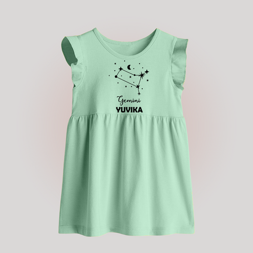 Gemini Zodiac Constellation  Baby Frock