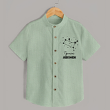 Gemini Zodiac Constellation  shirt - MINT GREEN - 0 - 6 Months Old (Chest 23")
