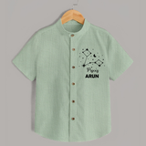 Pisces Star Sign Constellation  shirt - MINT GREEN - 0 - 6 Months Old (Chest 23")