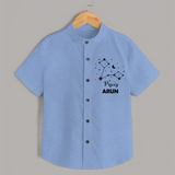 Pisces Star Sign Constellation  shirt - SKY BLUE - 0 - 6 Months Old (Chest 23")