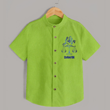 Libra Zodiac Balance Symbol Printed shirt - LIME GREEN - 0 - 6 Months Old (Chest 23")