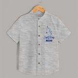 Sagittarius Archer Zodiac Symbol Printed shirt - GREY - 0 - 6 Months Old (Chest 23")
