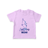 Sagittarius Archer Zodiac Symbol Printed T shirt  - LILAC - 0-5 Months Old (Chest 17")