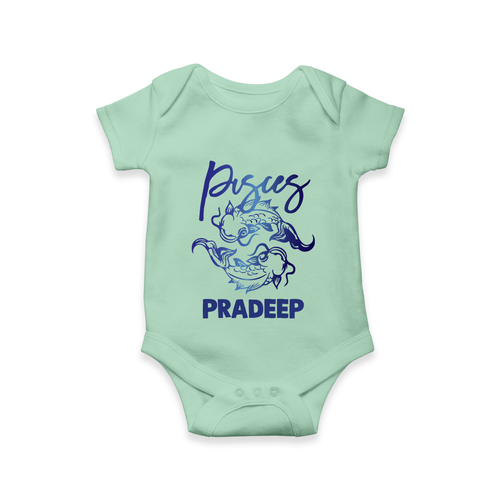Pisces Fish Zodiac Symbol Printed Romper