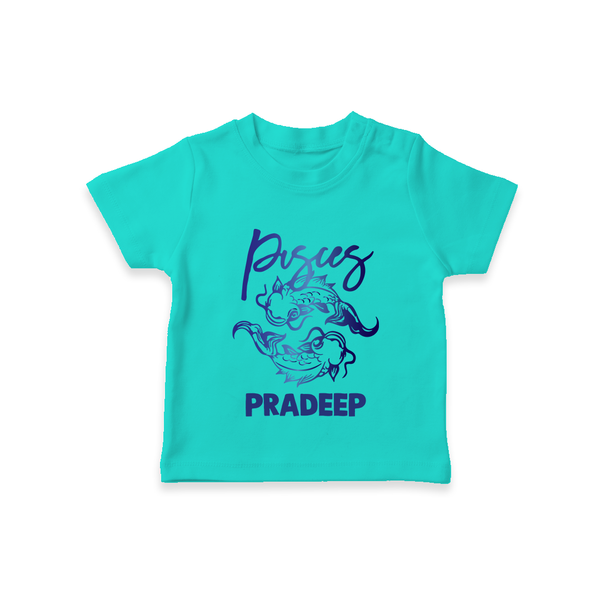 Pisces Fish Zodiac Symbol Printed T shirt