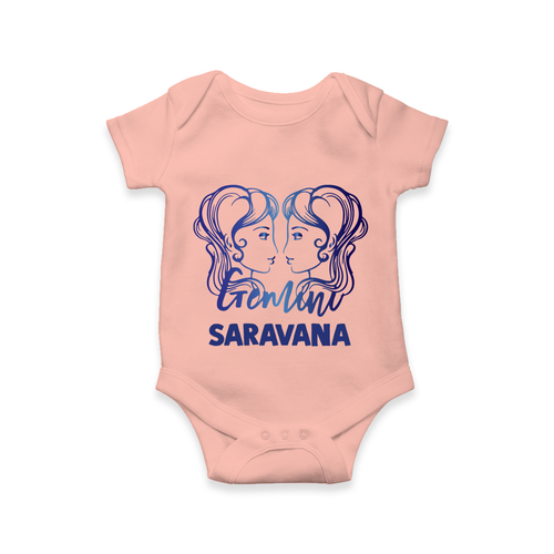 Gemini Twin Star Sign Printed Romper