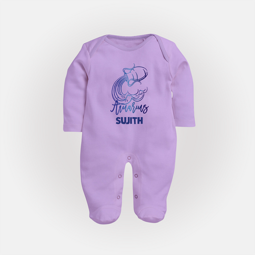 Aquarius Water Bearer Zodiac Symbol PrintedFullbody Suit