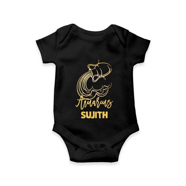 Aquarius Zodiac Constellation  JablaSet - BLACK - New Born (Chest 14")