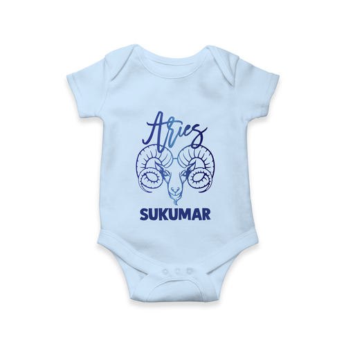 Aries Ram Zodiac Symbol Printed Romper