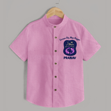 Aries Constellation Charm Printed Baby shirt - BABY PINK - 0 - 6 Months Old (Chest 23")