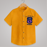Aries Constellation Charm Printed Baby shirt - CHROME YELLOW - 0 - 6 Months Old (Chest 23")