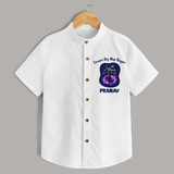 Aries Constellation Charm Printed Baby shirt - WHITE - 0 - 6 Months Old (Chest 23")