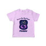 Aries Constellation Charm Printed Baby T shirt  - LILAC - 0-5 Months Old (Chest 17")