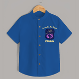 Aries Constellation Charm Printed Baby shirt - COBALT BLUE - 0 - 6 Months Old (Chest 23")