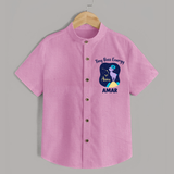 Taurus Little Bull Zodiac Printed Baby shirt - BABY PINK - 0 - 6 Months Old (Chest 23")