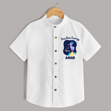 Taurus Little Bull Zodiac Printed Baby shirt - WHITE - 0 - 6 Months Old (Chest 23")
