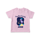 Taurus Little Bull Zodiac Printed Baby T shirt  - BABY PINK - 0-5 Months Old (Chest 17")