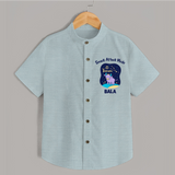 Gemini Twin Stars Zodiac Printed Baby shirt - ARCTIC BLUE - 0 - 6 Months Old (Chest 23")