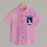 Gemini Twin Stars Zodiac Printed Baby shirt - BABY PINK - 0 - 6 Months Old (Chest 23")