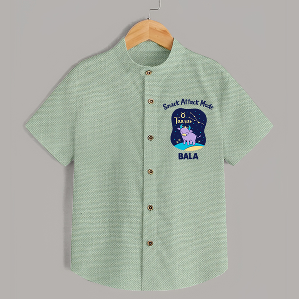 Gemini Twin Stars Zodiac Printed Baby shirt - MINT GREEN - 0 - 6 Months Old (Chest 23")