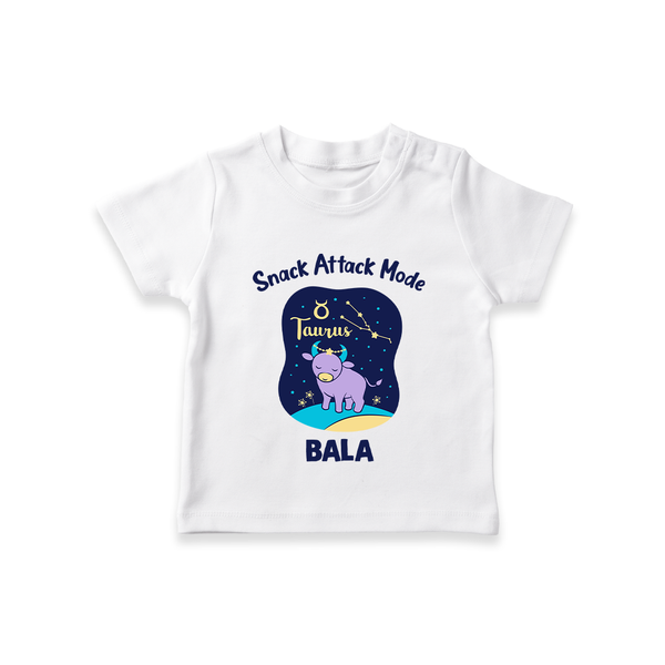 Gemini Twin Stars Zodiac Printed Baby T shirt  - WHITE - 0-5 Months Old (Chest 17")