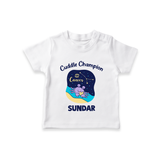 Virgo Little Star Zodiac Printed Baby T shirt  - WHITE - 0-5 Months Old (Chest 17")