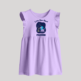 Sagittarius Adventure Zodiac Printed Baby Frock - LILAC - 0 - 3 Months Old (Chest 17")