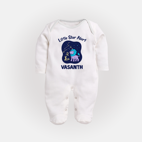 Sagittarius Adventure Zodiac Printed BabyFullbody Suit - WHITE - New Born (Chest 7.5")