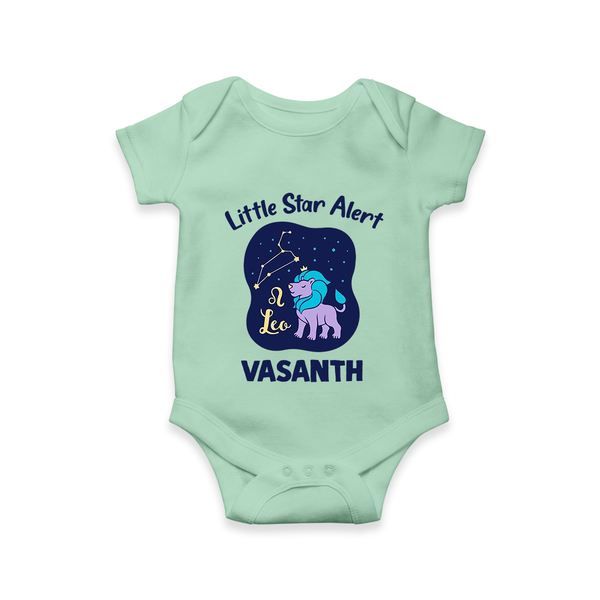 Leo Zodiac Constellation Baby Set - MINT GREEN - New Born (Chest 14")