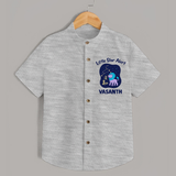 Sagittarius Adventure Zodiac Printed Baby shirt - GREY - 0 - 6 Months Old (Chest 23")