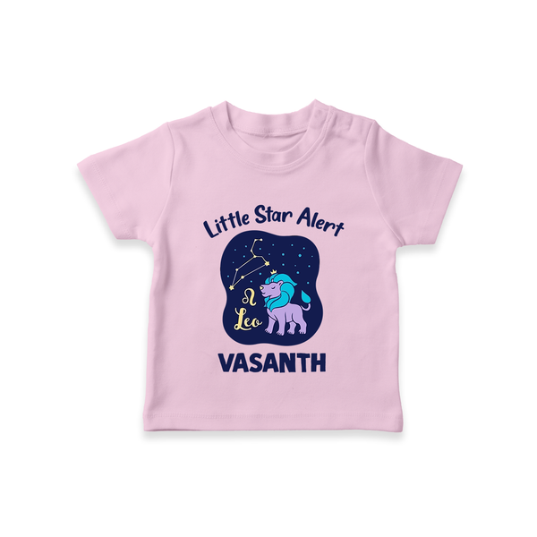 Sagittarius Adventure Zodiac Printed Baby T shirt  - BABY PINK - 0-5 Months Old (Chest 17")