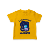 Sagittarius Adventure Zodiac Printed Baby T shirt  - CHROME YELLOW - 0-5 Months Old (Chest 17")