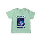 Sagittarius Adventure Zodiac Printed Baby T shirt  - MINT GREEN - 0-5 Months Old (Chest 17")