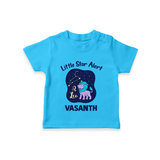 Sagittarius Adventure Zodiac Printed Baby T shirt  - SKY BLUE - 0-5 Months Old (Chest 17")