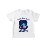 Sagittarius Adventure Zodiac Printed Baby T shirt  - WHITE - 0-5 Months Old (Chest 17")