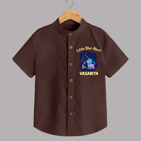 Sagittarius Adventure Zodiac Printed Baby shirt - CHOCOLATE BROWN - 0 - 6 Months Old (Chest 23")