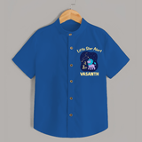 Sagittarius Adventure Zodiac Printed Baby shirt - COBALT BLUE - 0 - 6 Months Old (Chest 23")