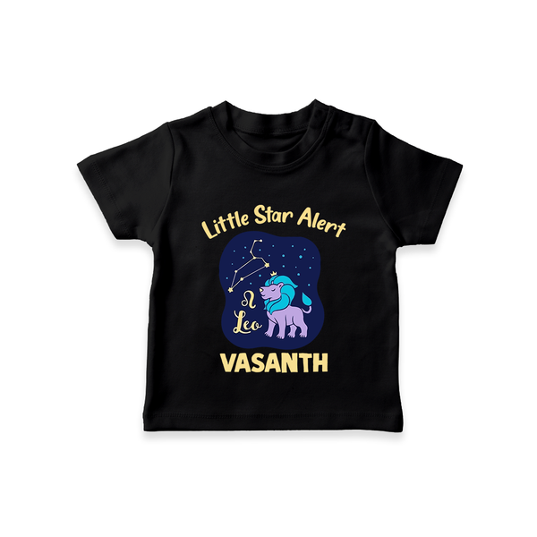 Sagittarius Adventure Zodiac Printed Baby T shirt  - BLACK - 0-5 Months Old (Chest 17")