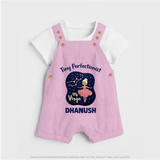 Pisces Dreamy Fish Zodiac Printed Baby Dungaree - BABY PINK - 0 - 5 Months Old (Chest 18")