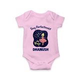 Pisces Dreamy Fish Zodiac Printed Baby Romper - BABY PINK - New Born (Chest 14")